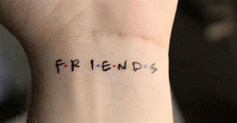 meaningful friends tv show tattoo|A ‘Friends’ Tattoo Will Be There for You… Forever